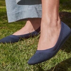 Allbirds Women's Tree Breezers Ballet Dark Navy Blue Flats Size 6